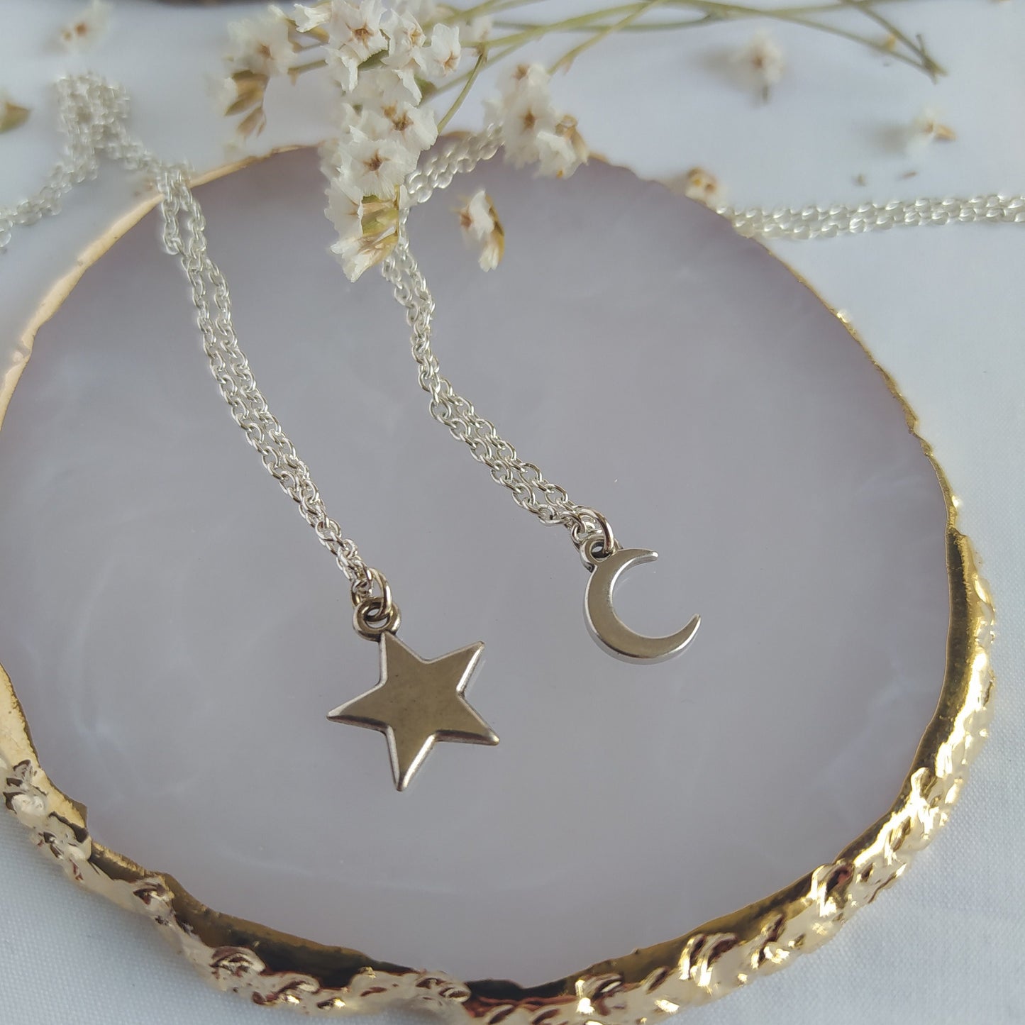 Collar Moon Plateado