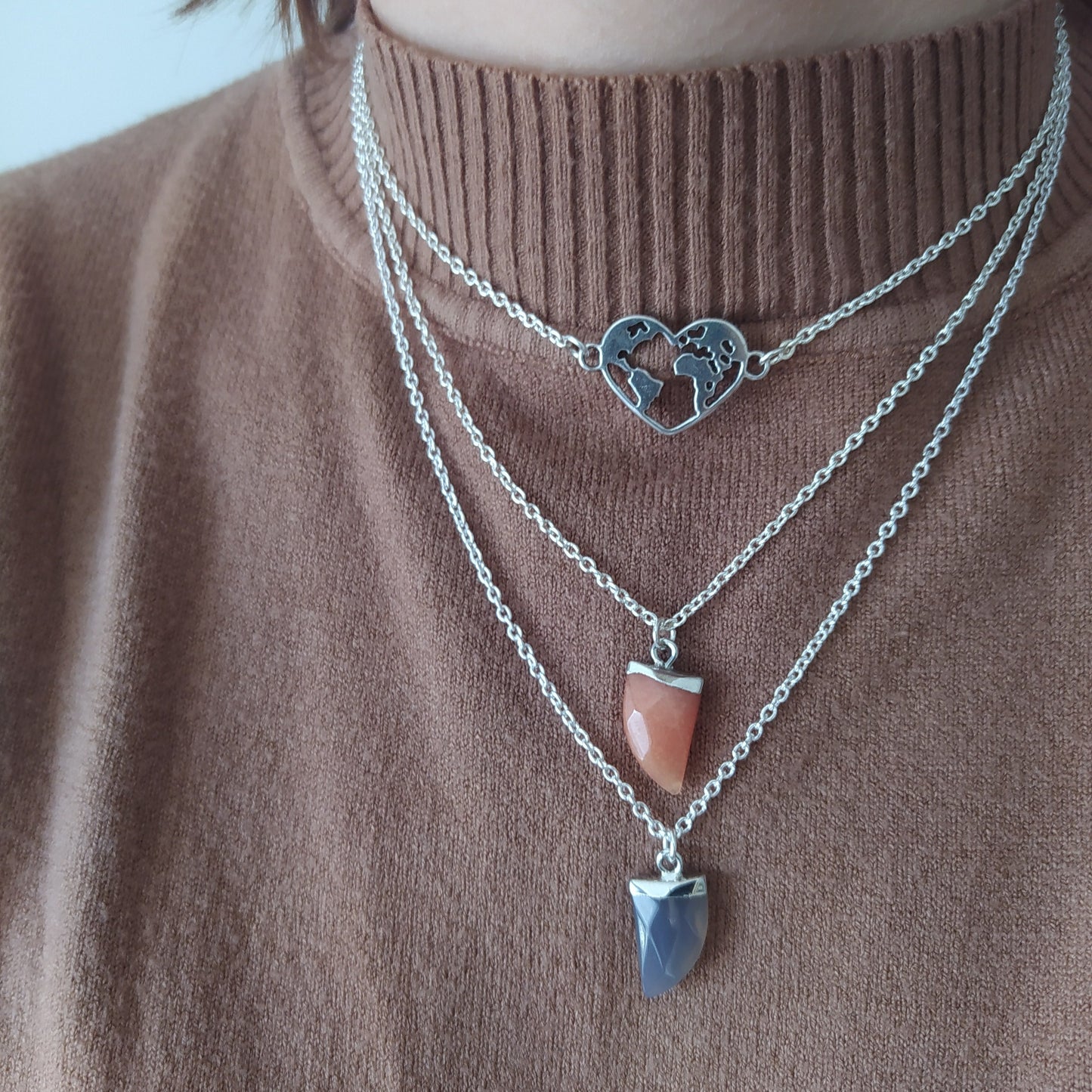 Collar El Mundo Plateado