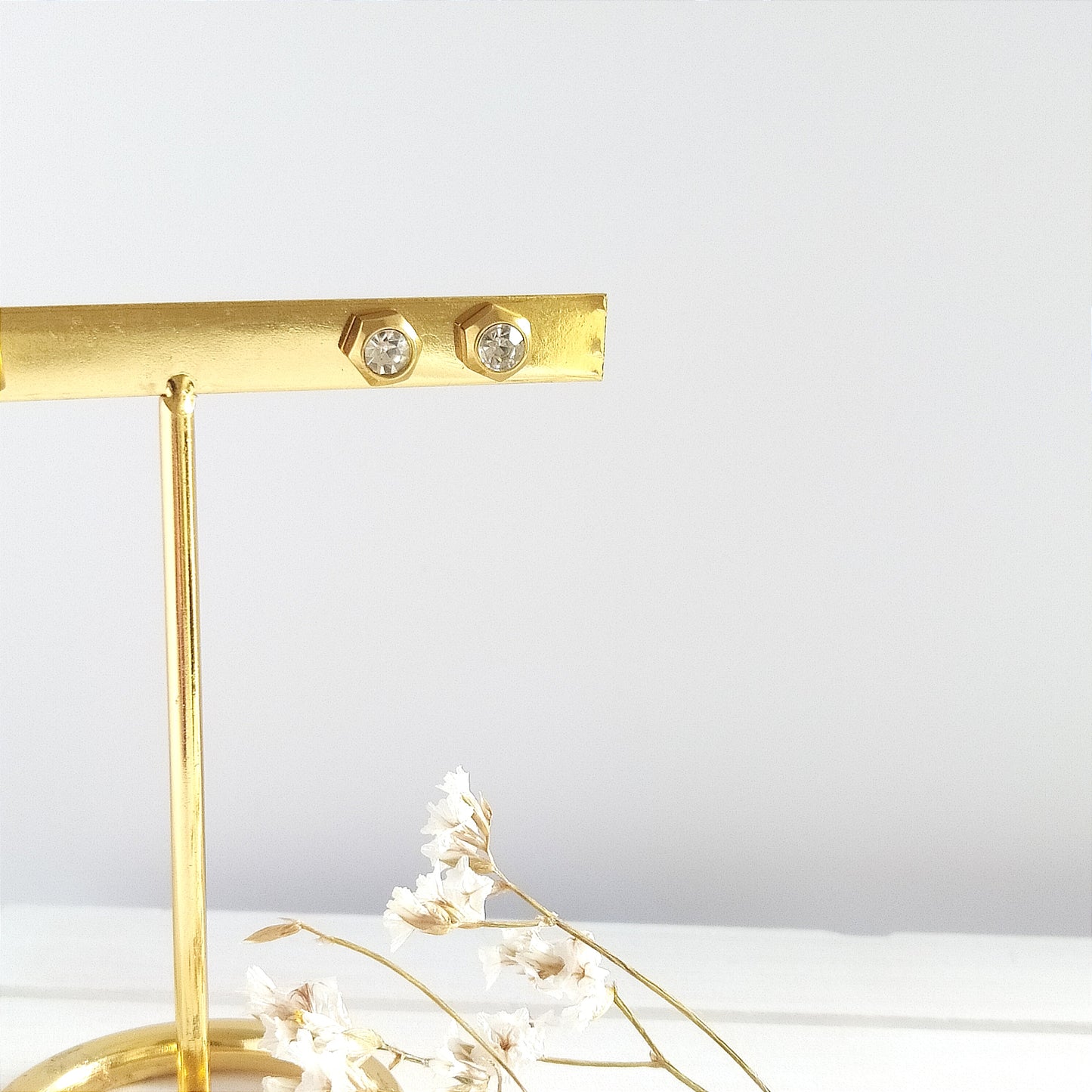 Pendiente Acero Hexágono