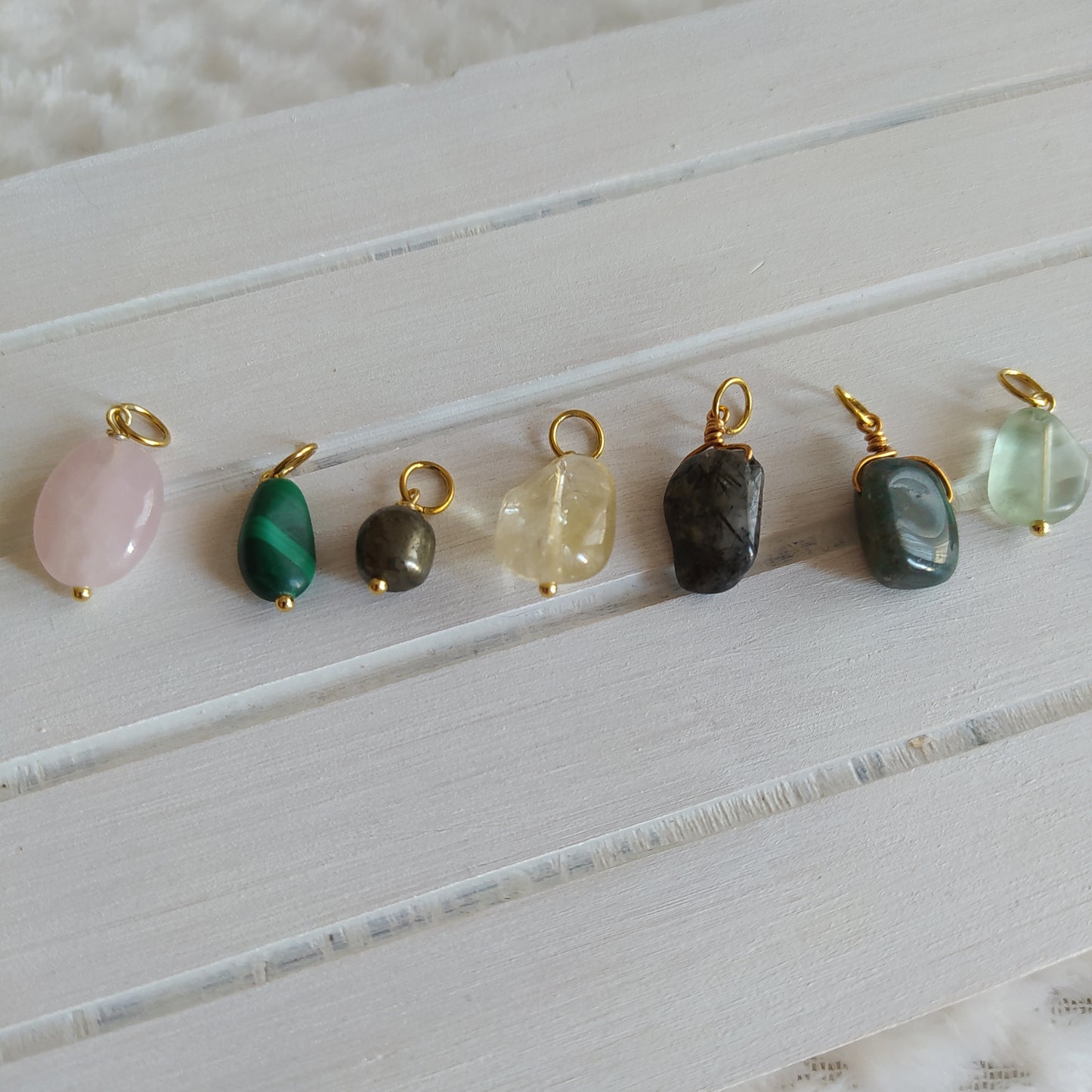 Charms Piedras Naturales con anilla