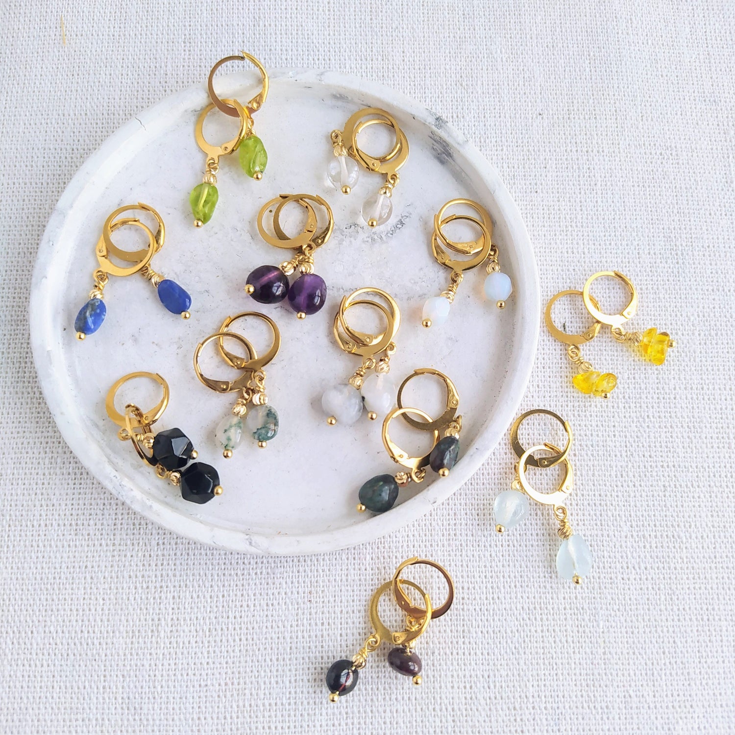 Pendientes Piedra Natal