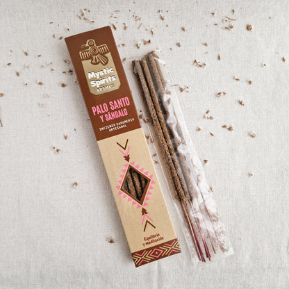 Incienso Orgánico Palo Santo y Sándalo | Meditación Profunda y Calma Interior