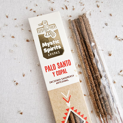 Incienso Orgánico Palo Santo y Copal | Conexión Espiritual y Protección Intuitiva
