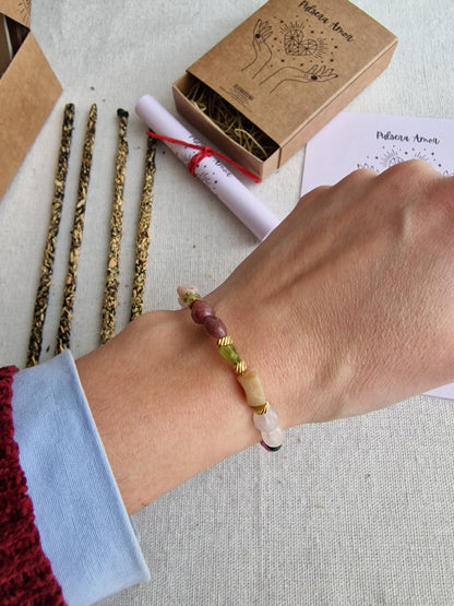 Kit Amor con Pulsera Energética e Inciensos