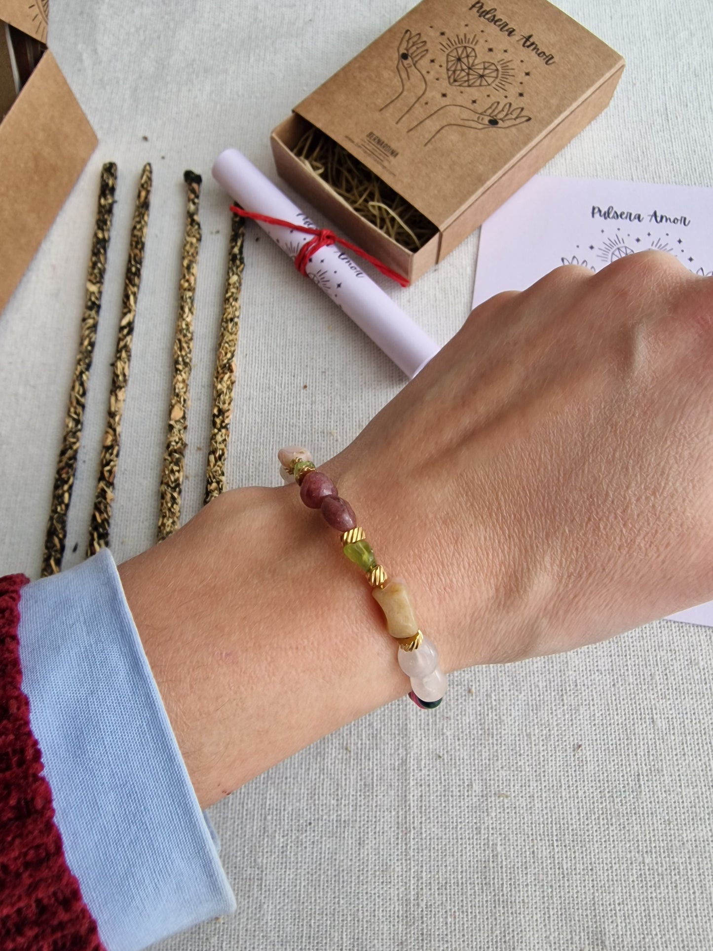 Pulsera Amor para el corazón.