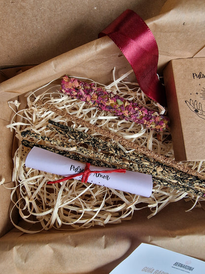 Kit Amor con Pulsera Energética e Inciensos