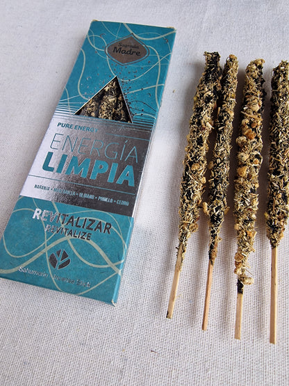 Incienso Sagrada Madre Energía Limpia Revitalizar - Aromas cítricos
