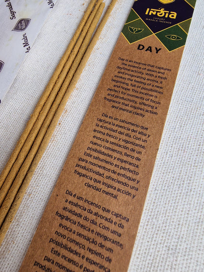 Incienso India Masala Día - Claridad y Enfoque | Aroma Nag Champa Rosa