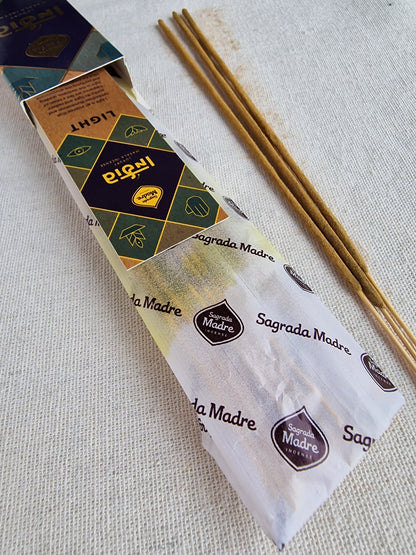 Incienso India Masala Luz - Guía y Claridad Espiritual | Aroma Nag Champa Sándalo