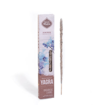 Incienso Sagrada Madre Yagra con Orquídeas y Laurel - Destino Próspero