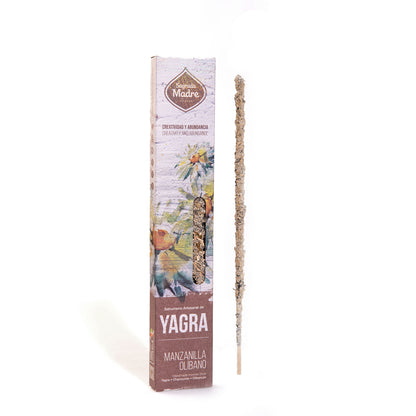 Incienso Sagrada Madre Yagra con Manzanilla Y Olíbano - Creatividad y Abundancia