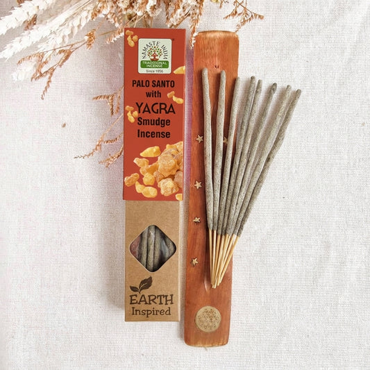 Incienso Artesanal Palo Santo y Yagra • Abundancia, Limpieza y Prosperidad
