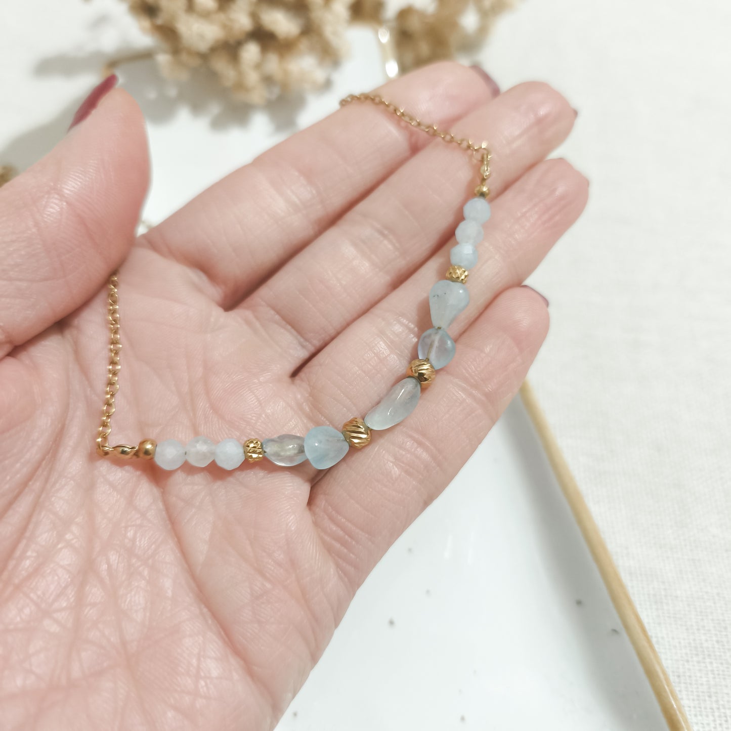 Collar Piedra de Nacimiento- Marzo