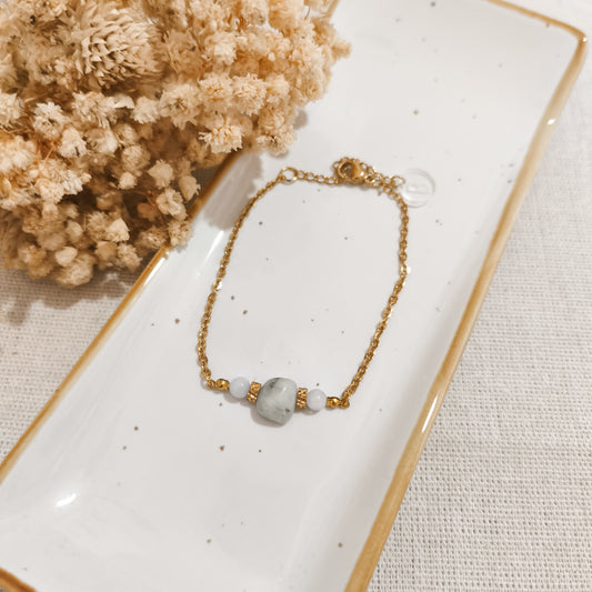 Pulsera Piedra Mes de Nacimiento Mini-Marzo