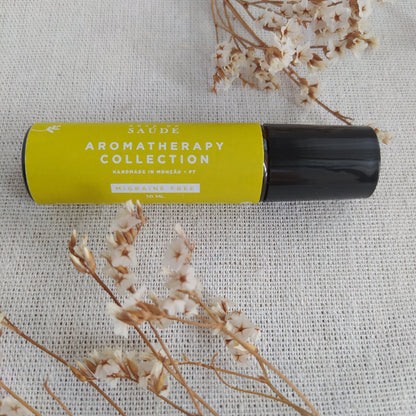 Sinergia de Aceites Esenciales para el Dolor de Cabeza en Roll On Migraine Free