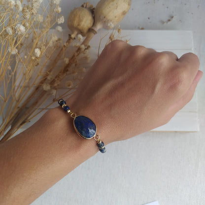 Pulsera Julieta Lapislázuli