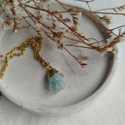 Collar Colgante Amazonita en bruto