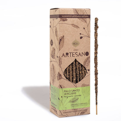 Incienso Artesano Sagrada Madre Palo Santo y Jengibre - Armonía y Confianza