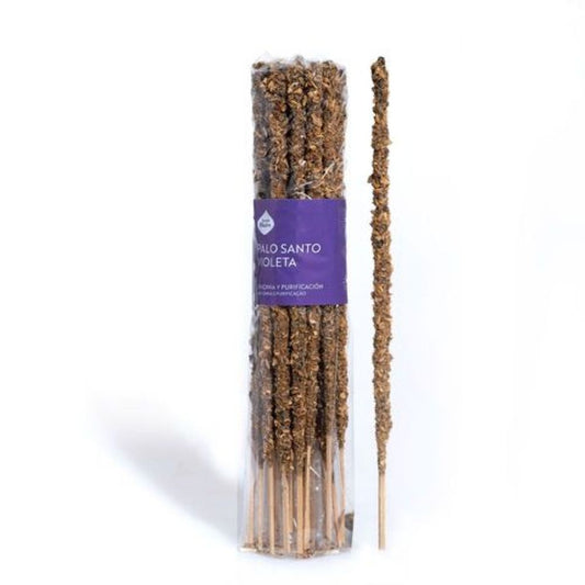 Incienso Artesano Palo Santo y Violeta - Armonía y Purificación