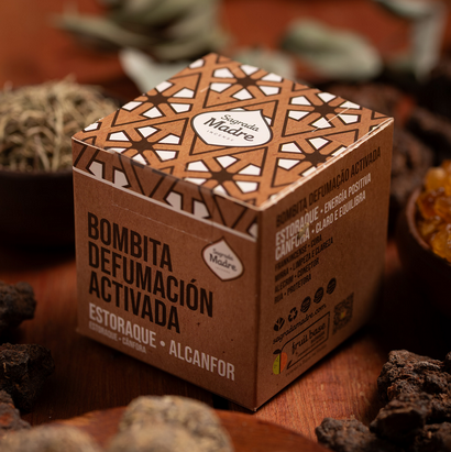 Bombita de Defumación Activada Estoraque y Alcanfor