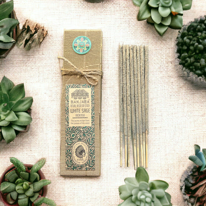 Incienso Ritual de Resina Salvia Blanca | Limpieza y Purificación
