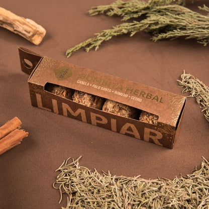 Bombita Herbal Sagrada Madre Limpiar · Purificar Espacios