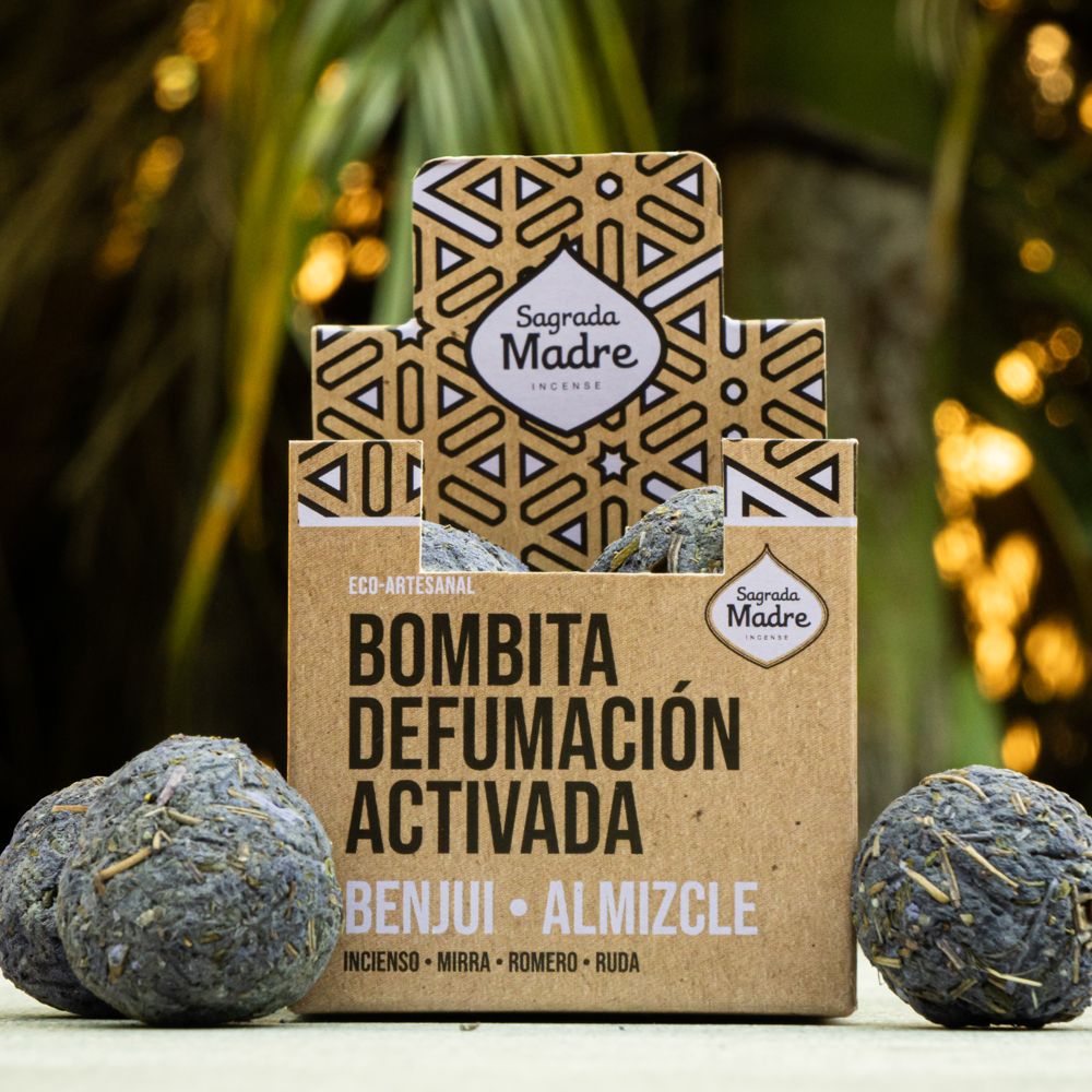 Bombita defumación activada Benjuí y Almizcle.