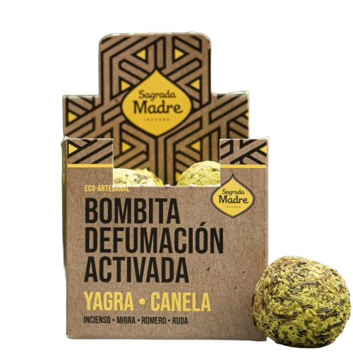 Bombita defumación activada Yagra y Canela