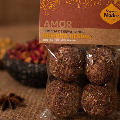Bombita Herbal Sagrada Madre Amor · Autocuidado