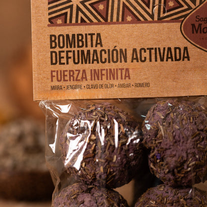 Bombita Defumación Activada Sagrada Madre Fuerza Infinita