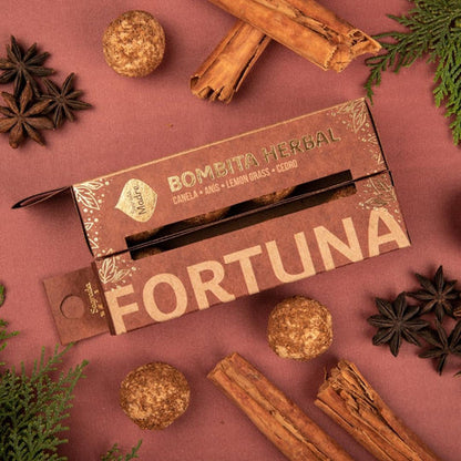 Bombita Herbal Sagrada Madre Fortuna · Atraer prosperidad