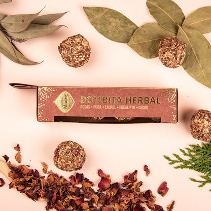 Bombita Herbal Sagrada Madre Amor · Autocuidado