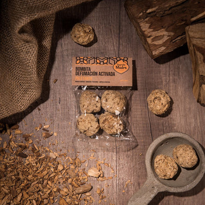 Bombita Defumación Activada Sagrada Madre Palo Santo