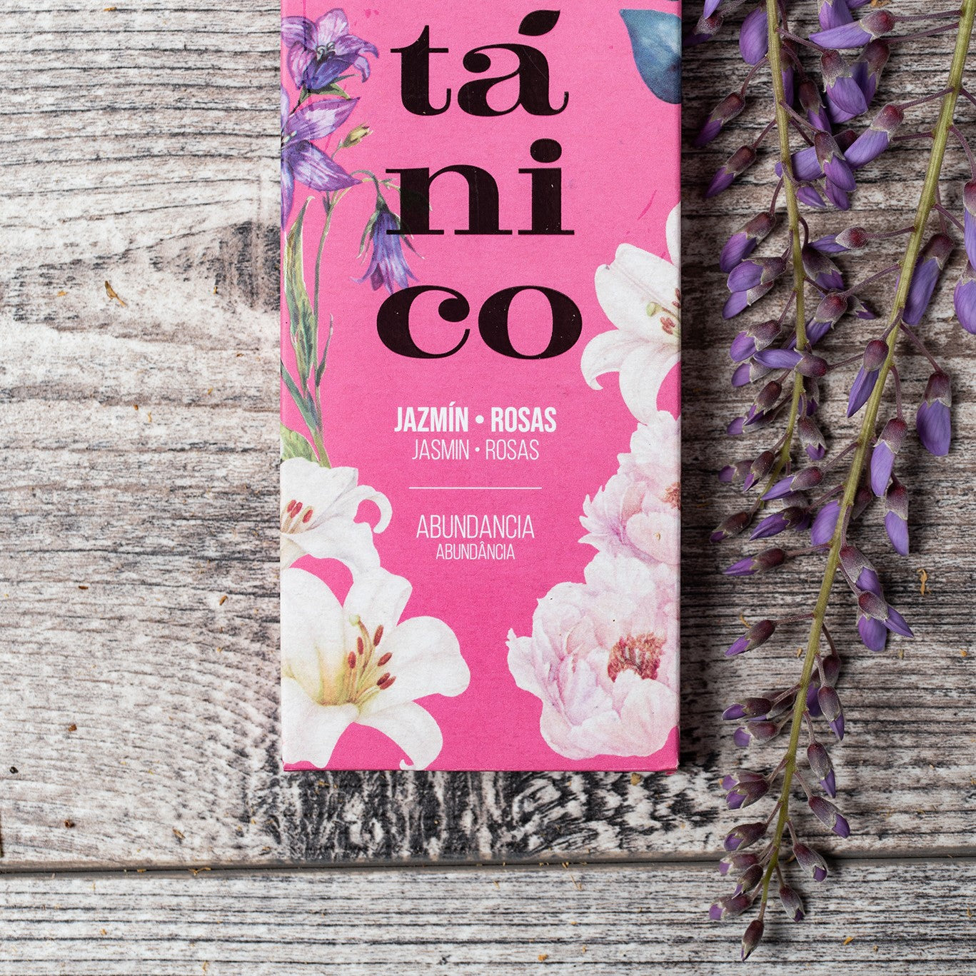 Incienso Natural Botánico Jazmín y Rosas - Bienestar
