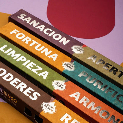 Incienso Natural Dúo 7 Poderes - Renacer de Franquincienso y 7 Hierbas