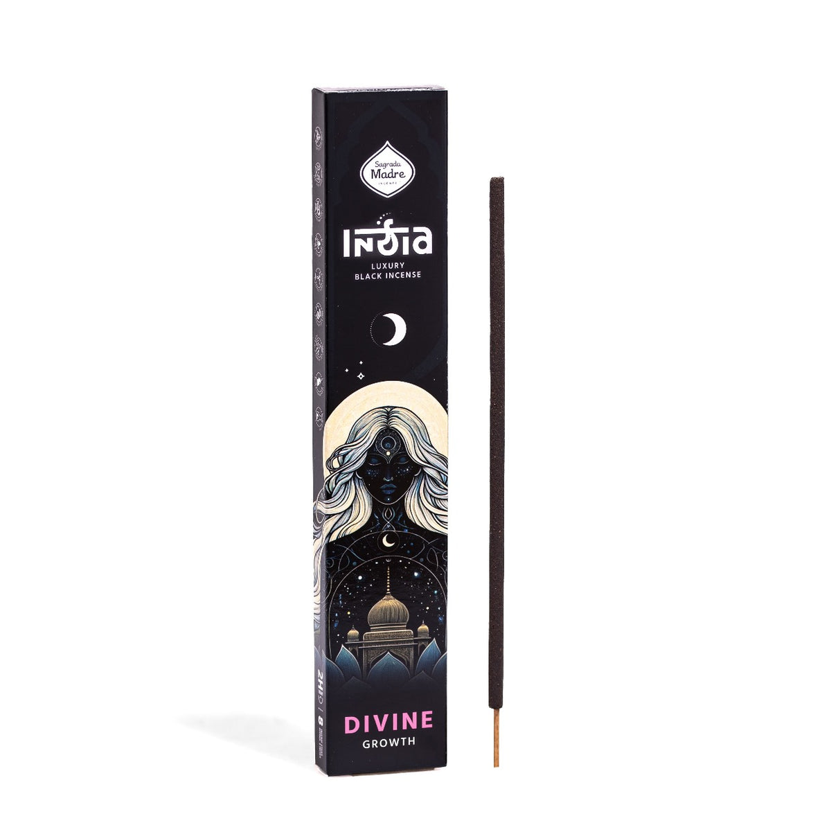 Incienso India Black Divina - Crecer | Aroma Mix de Especias