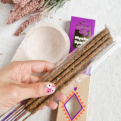 Incienso Orgánico Palo Santo y Lavanda | Relax Antiestrés y Descanso Reparador