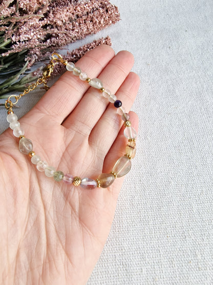Pulsera Amuleto de Fluorita | Claridad Mental, Concentración y Bienestar.