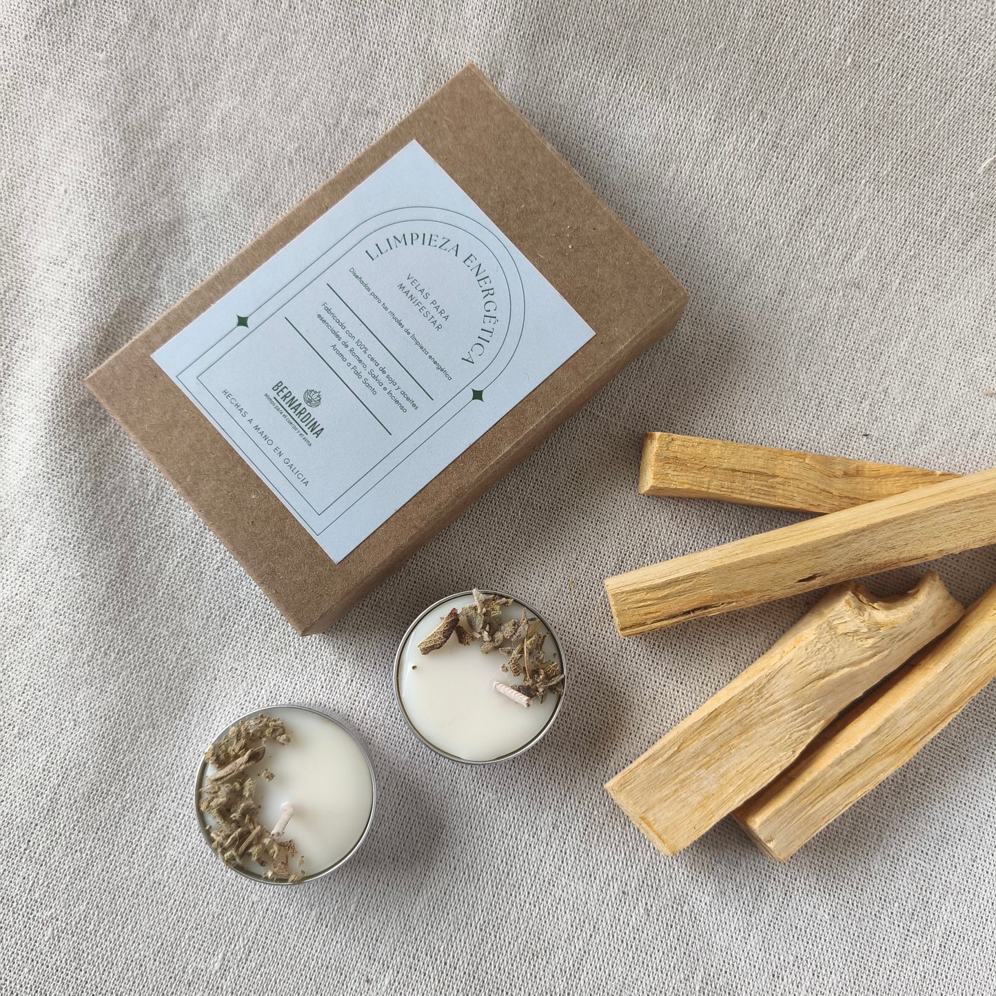 Vela de Té para Manifestar Limpieza Energética