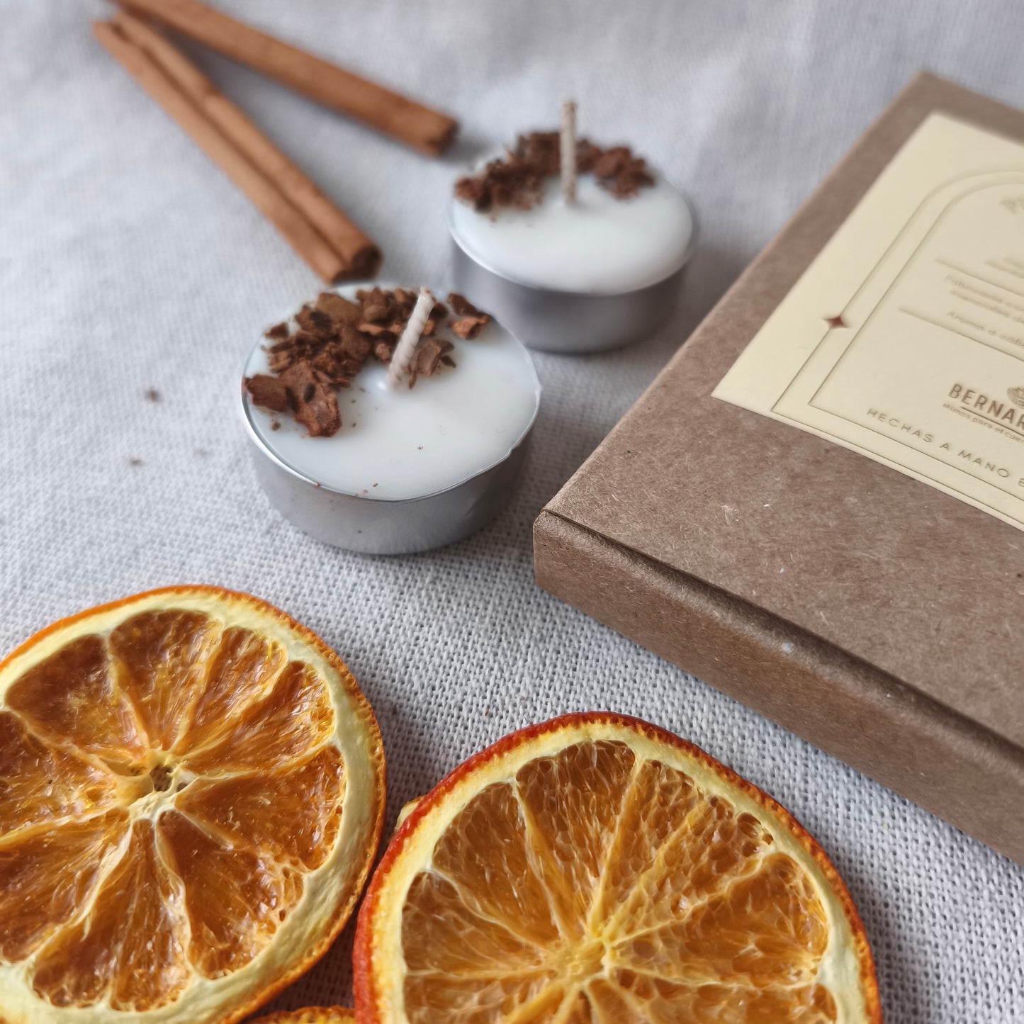 Vela de Té para Manifestar Prosperidad