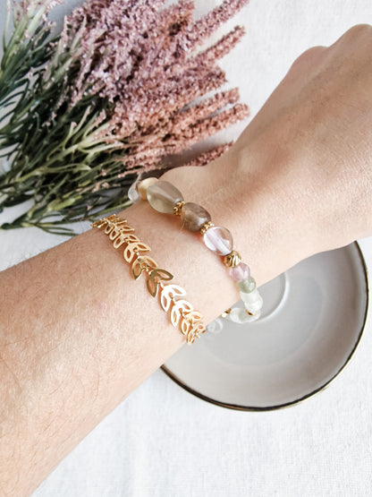 Pulsera Amuleto de Fluorita | Claridad Mental, Concentración y Bienestar.