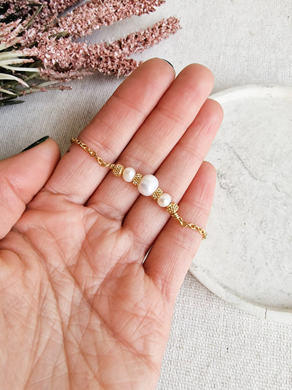 Pulsera Paulina Dorado