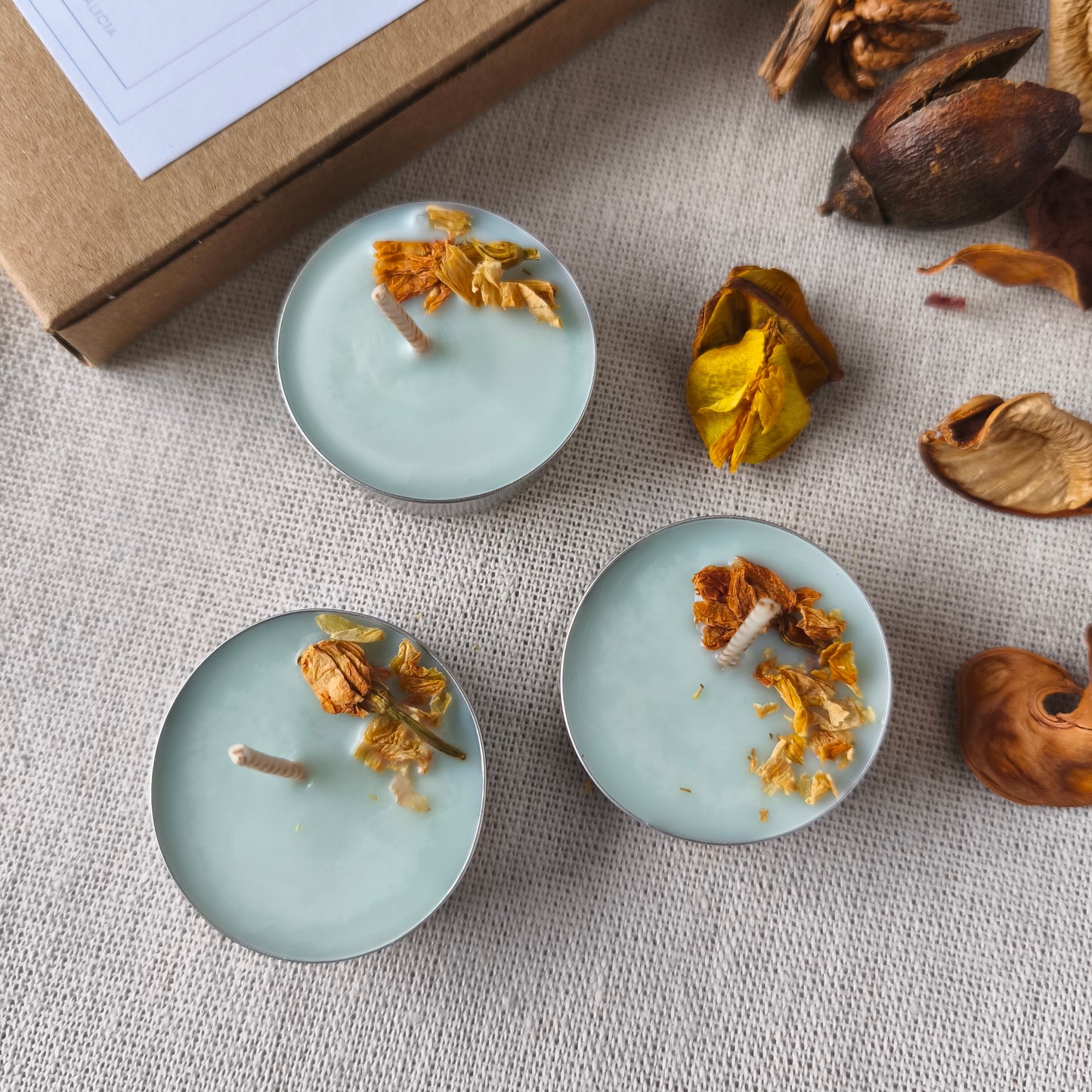 Vela de Té para Manifestar Armonía Interior