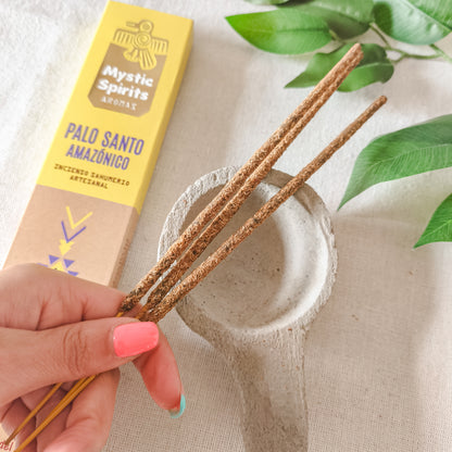 Incienso Palo Santo Amazónico | Limpieza del Aura y Equilibrio Emocional