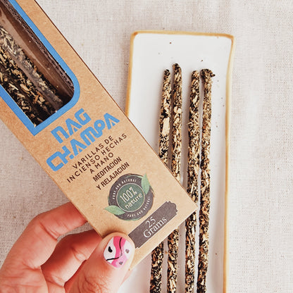 Incienso Natural de Nag Champa | Calma y Purificación