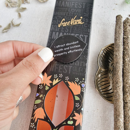 Incienso Artesanal Salvia Blanca y Mirra para Manifestar Abundancia y Purificación