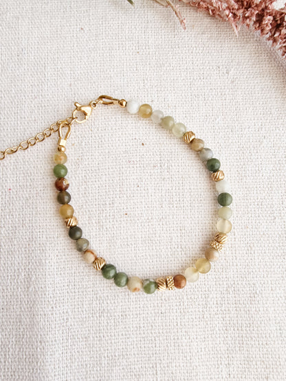 Pulsera Amuleto de Serpentina | Transformación, Vitalidad y Equilibrio.