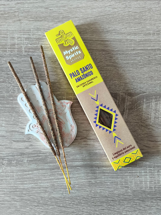 Incienso Palo Santo Amazónico | Limpieza del Aura y Equilibrio Emocional