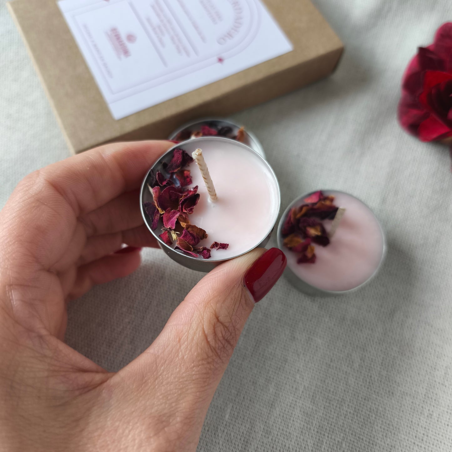 Vela de Té para Manifestar Amor Verdadero