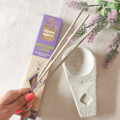 Incienso Salvia Blanca y Lavanda | Limpieza y Calma